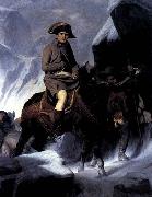 Paul Delaroche Bonaparte Crossing the Alps oil on canvas
